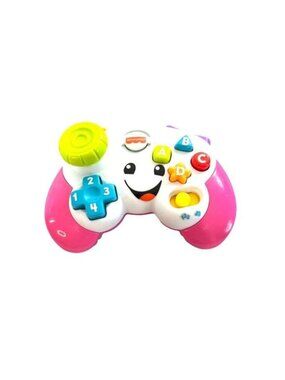 Fisher Price Laugh & Learn Video Game Controller Toddler Light Up Sound Toy 5x4"